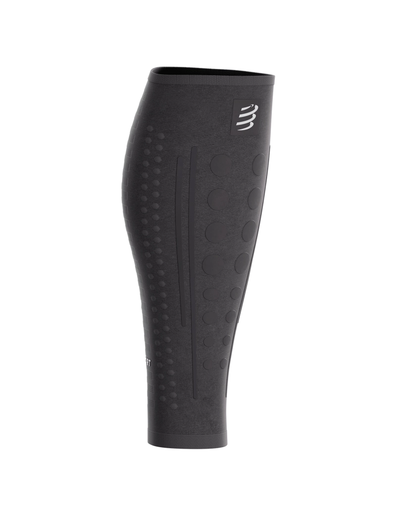 Băng bảo vệ bắp chân Compressport Calf Sleeves R2 3.0 - Đen/Trắng