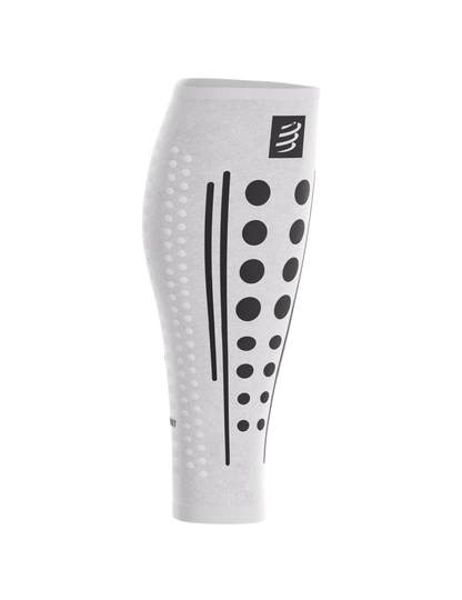 Băng bảo vệ bắp chân Compressport Calf Sleeves R2 3.0 - Trắng/Đen