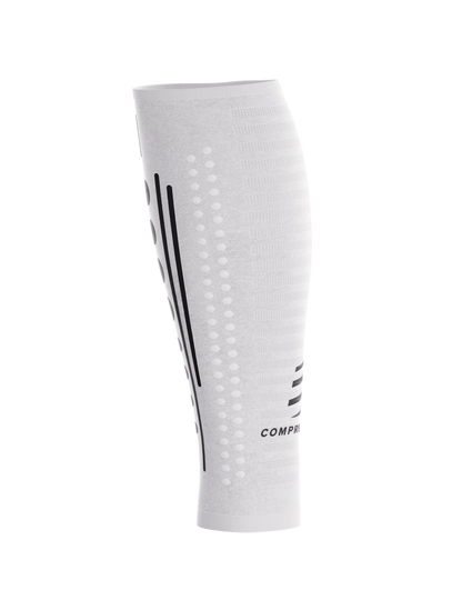 Băng bảo vệ bắp chân Compressport Calf Sleeves R2 3.0 - Trắng/Đen