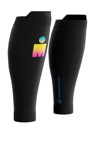 Băng Bảo Vệ Bắp Chân Compressport Calf Sleeves R2 Oxygen IRONMAN 2026 - Đen