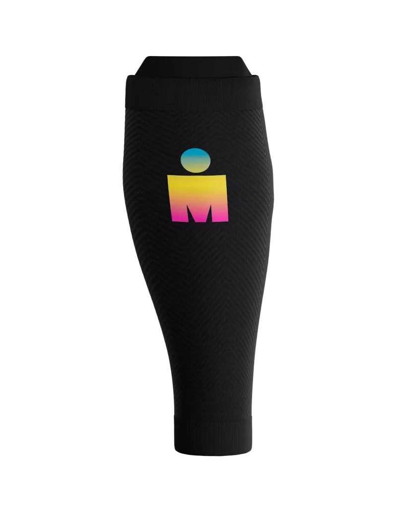 Băng Bảo Vệ Bắp Chân Compressport Calf Sleeves R2 Oxygen IRONMAN 2026 - Đen