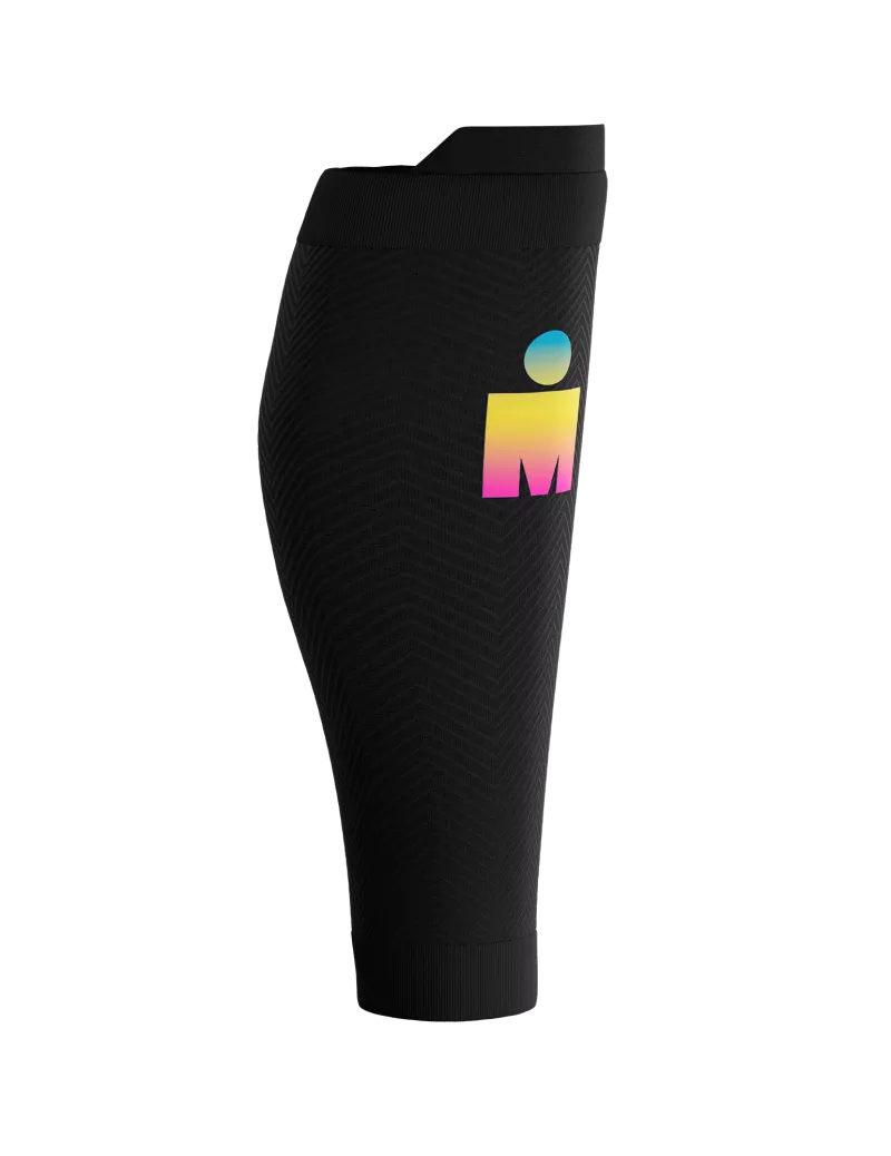 Băng Bảo Vệ Bắp Chân Compressport Calf Sleeves R2 Oxygen IRONMAN 2026 - Đen
