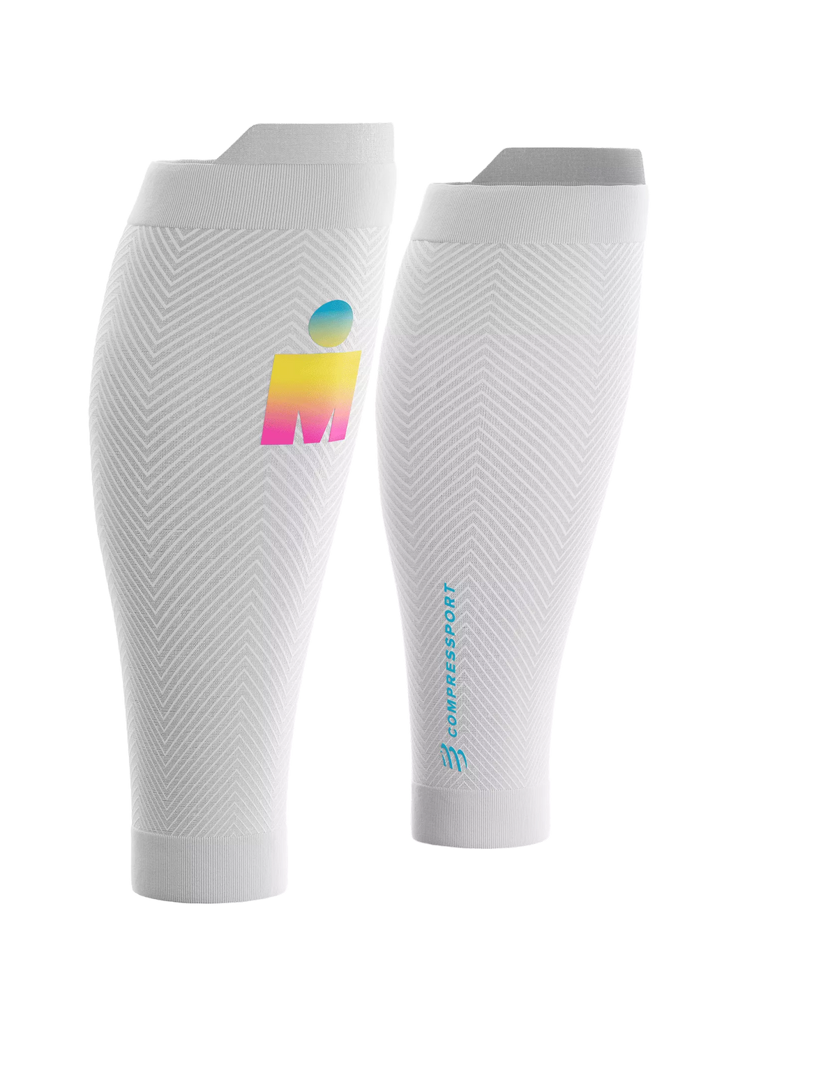 Băng Bảo Vệ Bắp Chân Compressport Calf Sleeves R2 Oxygen IRONMAN 2026 - Trắng