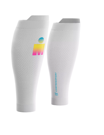 Băng Bảo Vệ Bắp Chân Compressport Calf Sleeves R2 Oxygen IRONMAN 2026 - Trắng