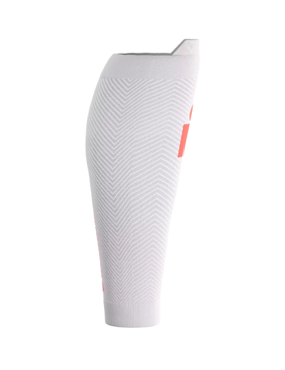 Băng Bảo Vệ Bắp Chân Compressport Calf Sleeves R2 Oxygen IRONMAN 2026 - Trắng/Đỏ