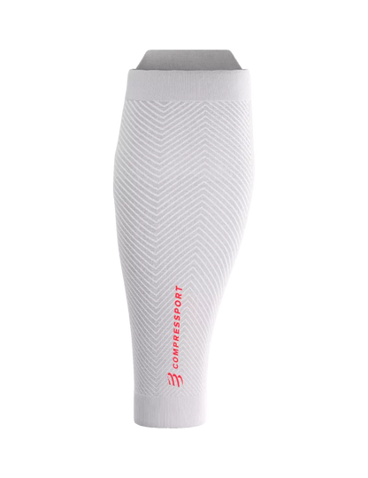 Băng Bảo Vệ Bắp Chân Compressport Calf Sleeves R2 Oxygen IRONMAN 2026 - Trắng/Đỏ
