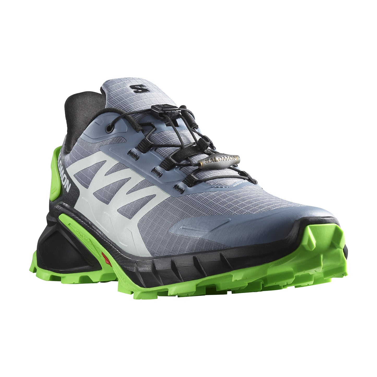 Salomon Men's Supercross 4 - Flint Stone / Black / Green Gecko
