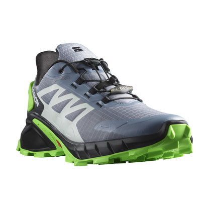 Salomon Men's Supercross 4 - Flint Stone / Black / Green Gecko