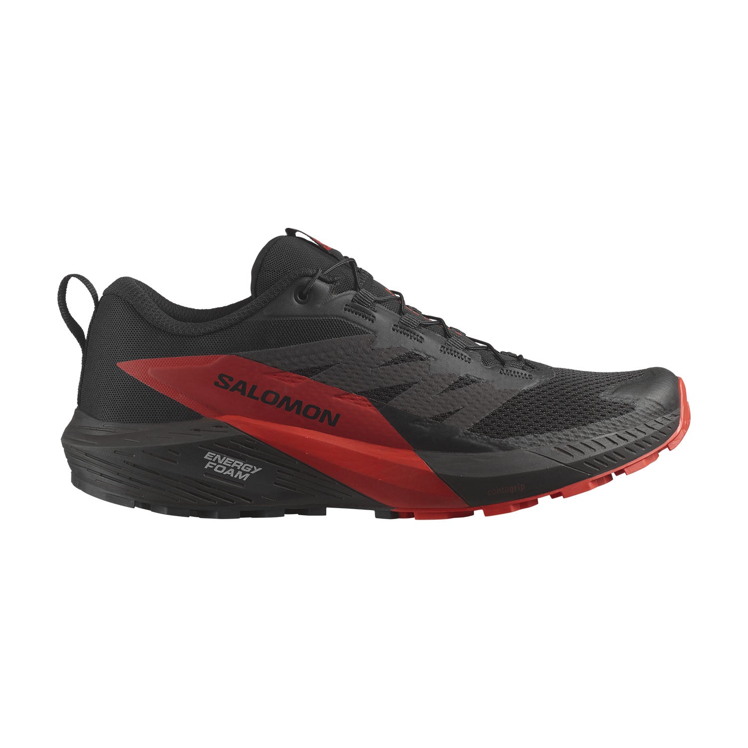 Salomon Men's Sense Ride Black Fiery Red Black – Key Power
