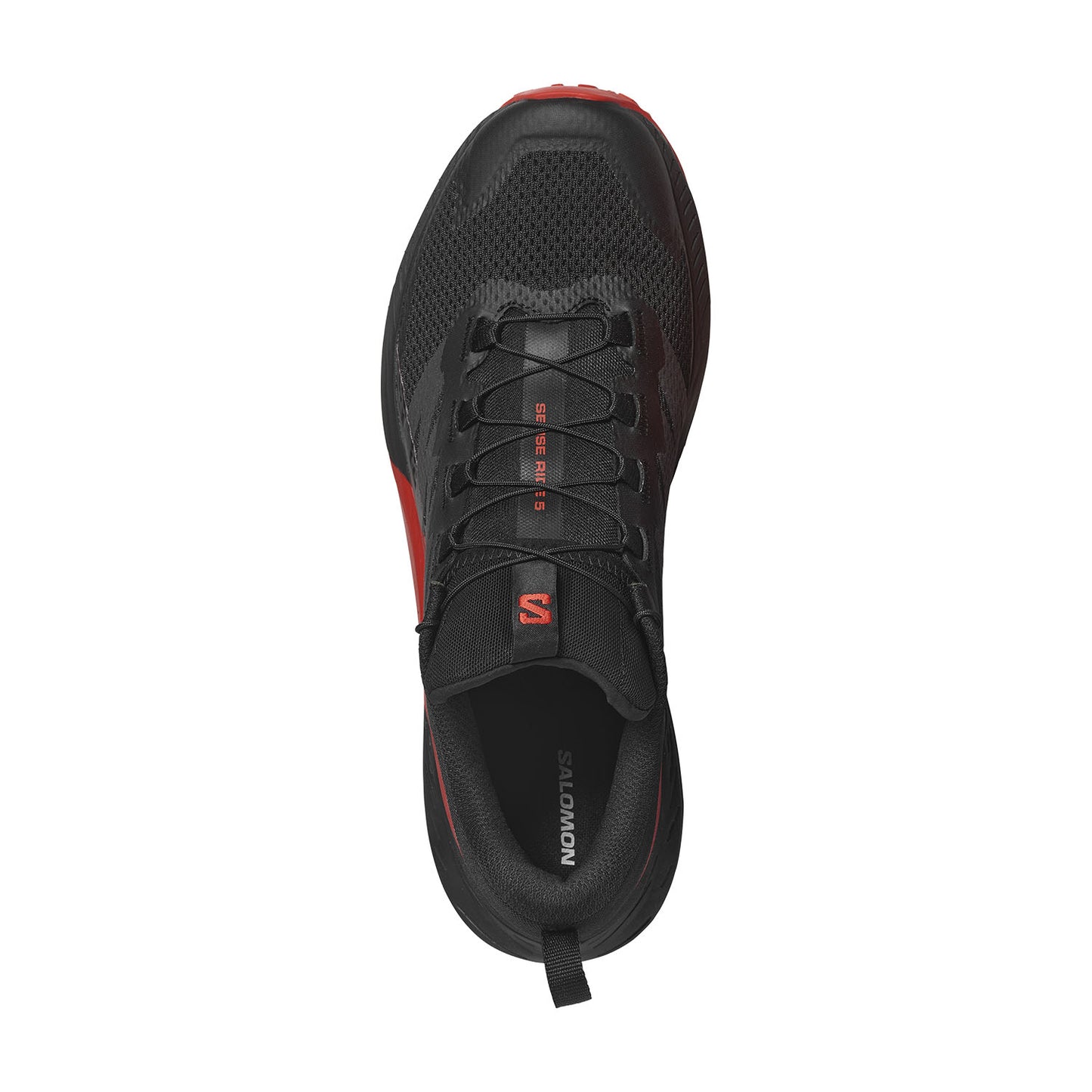 Salomon Men's Sense Ride 5 - Black / Fiery Red / Black