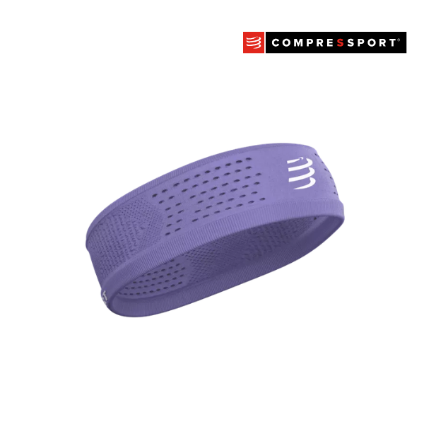 Băng đô thể thao Compressport Thin Headband On/Off - Tím Aster