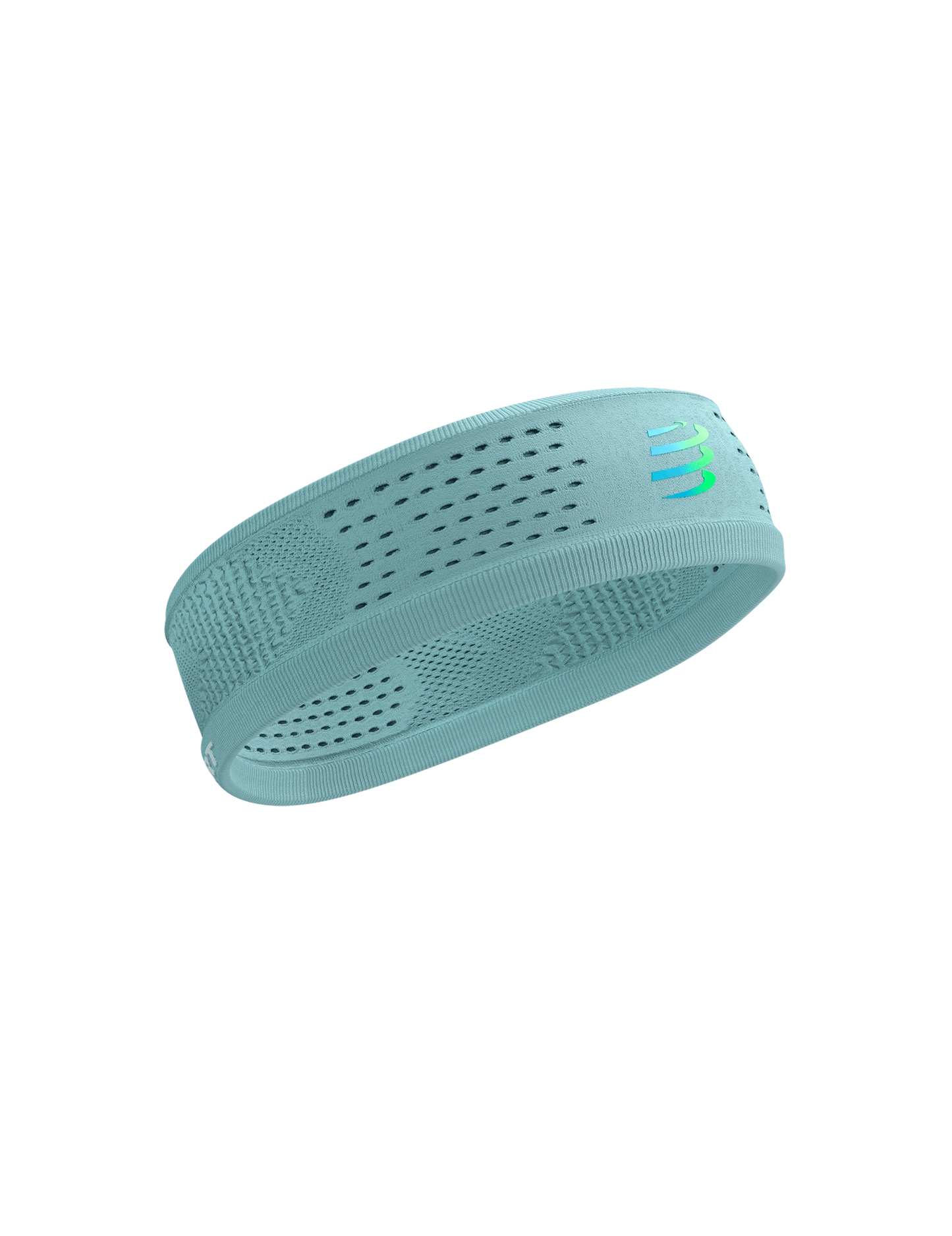 Băng đô thể thao Compressport Thin Headband On/Off - Xanh Ether