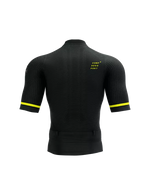 Áo chạy Trail Nam Compressport Trail Postural SS Top - Đen (Black/Safe Yellow)