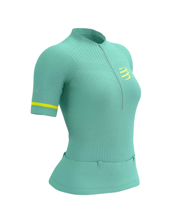 Compressport Trail Postural SS Top W - Shell Blue