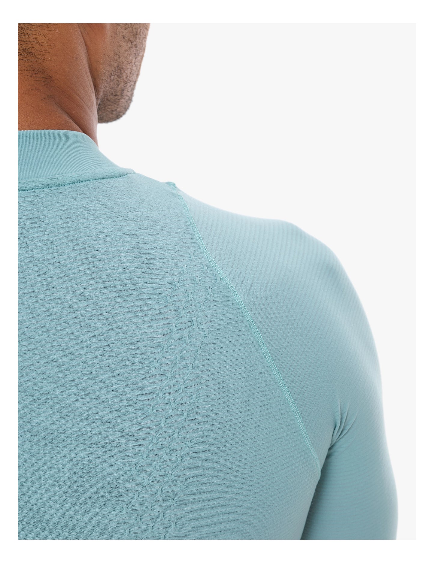 Áo chạy Trail Nam Compressport Trail Racing Postural SS Top - Xanh Ether