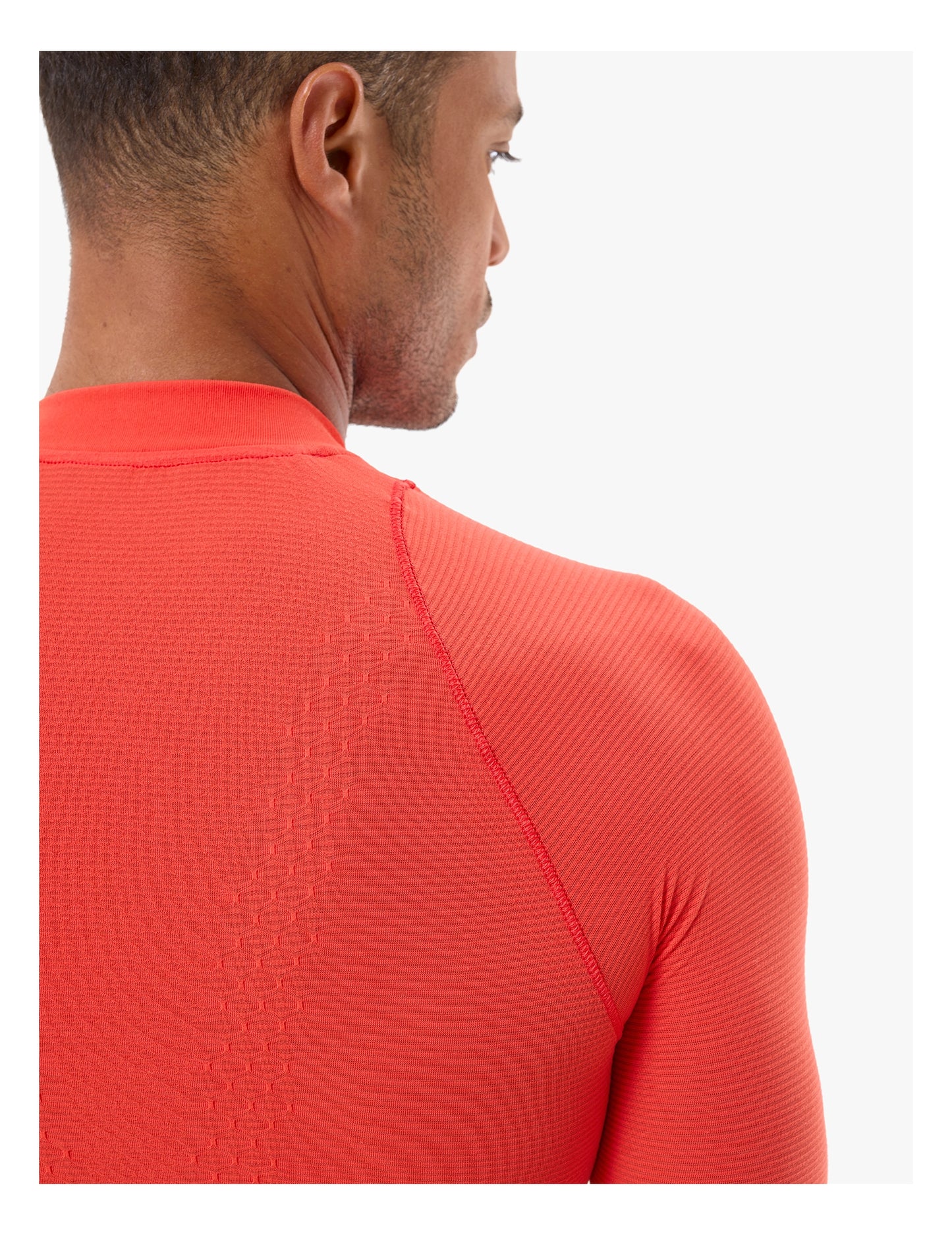 Áo chạy Trail Nam Compressport Trail Racing Postural SS Top - Cam Tigerlily