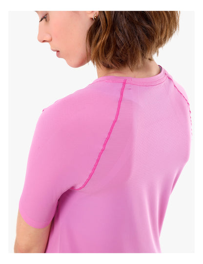 Áo Chạy Trail Nữ Compressport Trail Racing SS Tshirt - Hồng Begonia