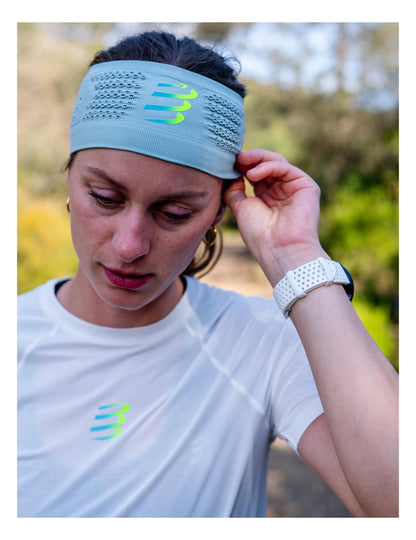 Áo Chạy Trail Nữ Compressport Trail Racing SS Tshirt - Star White