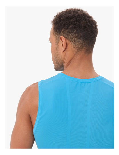 Áo chạy Trail Nam Compressport Trail Racing Tank - Xanh (Norse Blue)