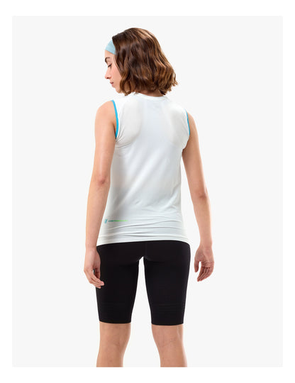 Áo chạy Trail Nữ Compressport Trail Racing Tank - Trắng Star White