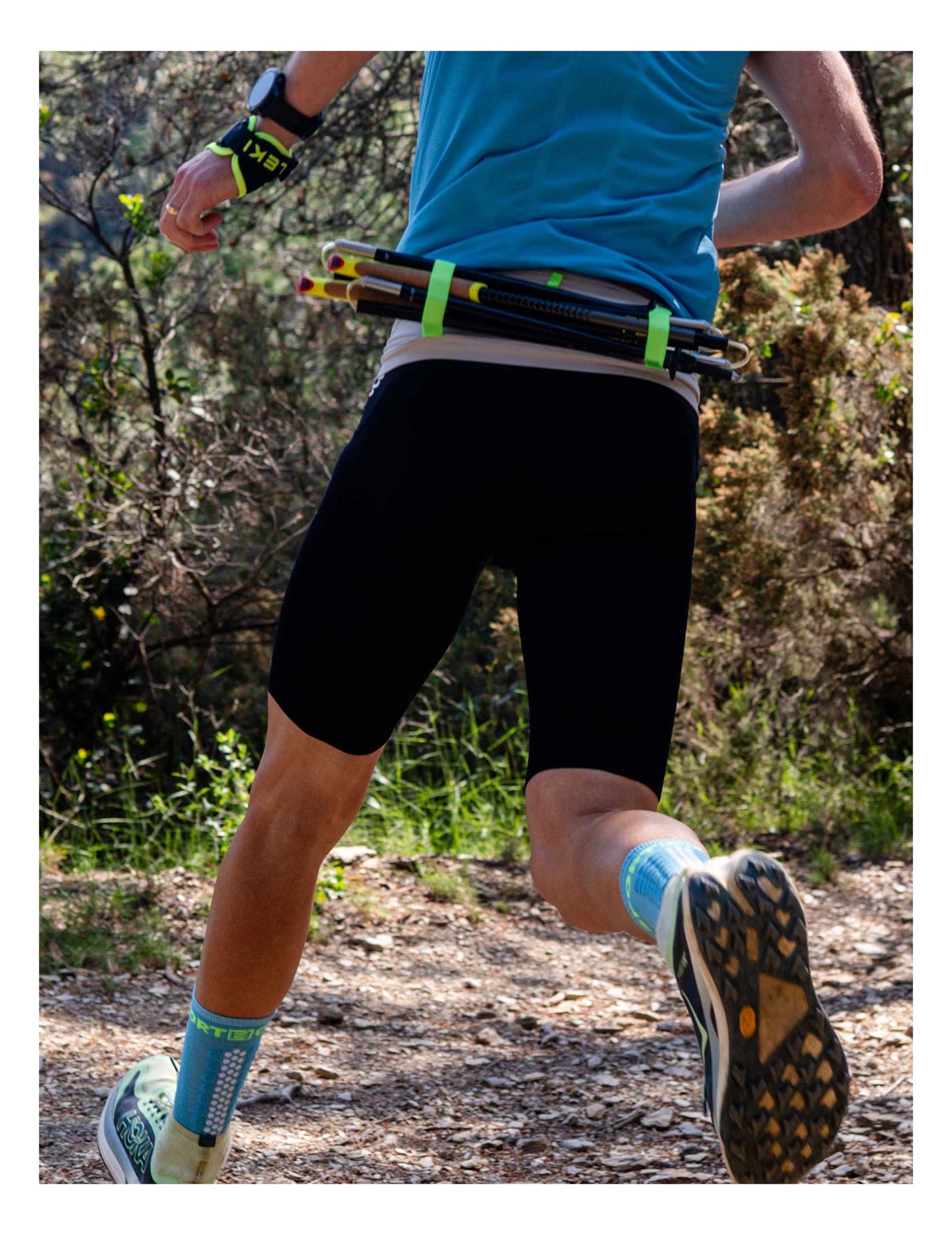 Quần chạy Trail Nam Compressport Trail Under Control Short - Đen (Black)
