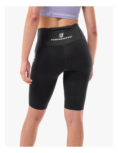 Quần Chạy Trail Nữ Compressport Trail Under Control Short - Đen (Black)
