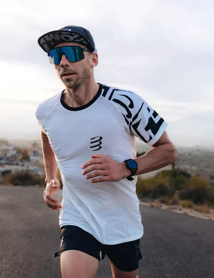 Áo chạy bộ Nam Compressport Training SS Tshirt - Sugar