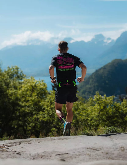 Áo Thun Nam Compressport Training SS Tshirt (Phiên bản UTMB) - Đen