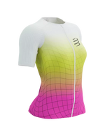 Compressport Tri Postural Aero SS Top W - Safe Yellow/Neo Pink