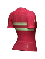 Áo Ba môn Nữ Compressport Tri Postural SS Top - Hồng (Jazzy/Paradise Green)