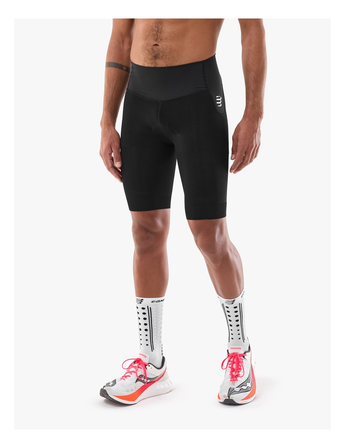 Quần Ba Môn Nam Compressport Tri Under Control Short - Đen (Black)