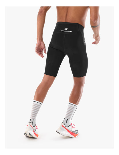 Quần Ba Môn Nam Compressport Tri Under Control Short - Đen (Black)