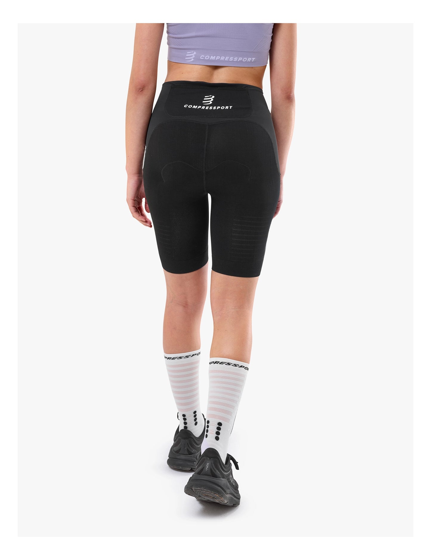 Quần Ba Môn Nữ Compressport Tri Under Control Short - Đen (Black)