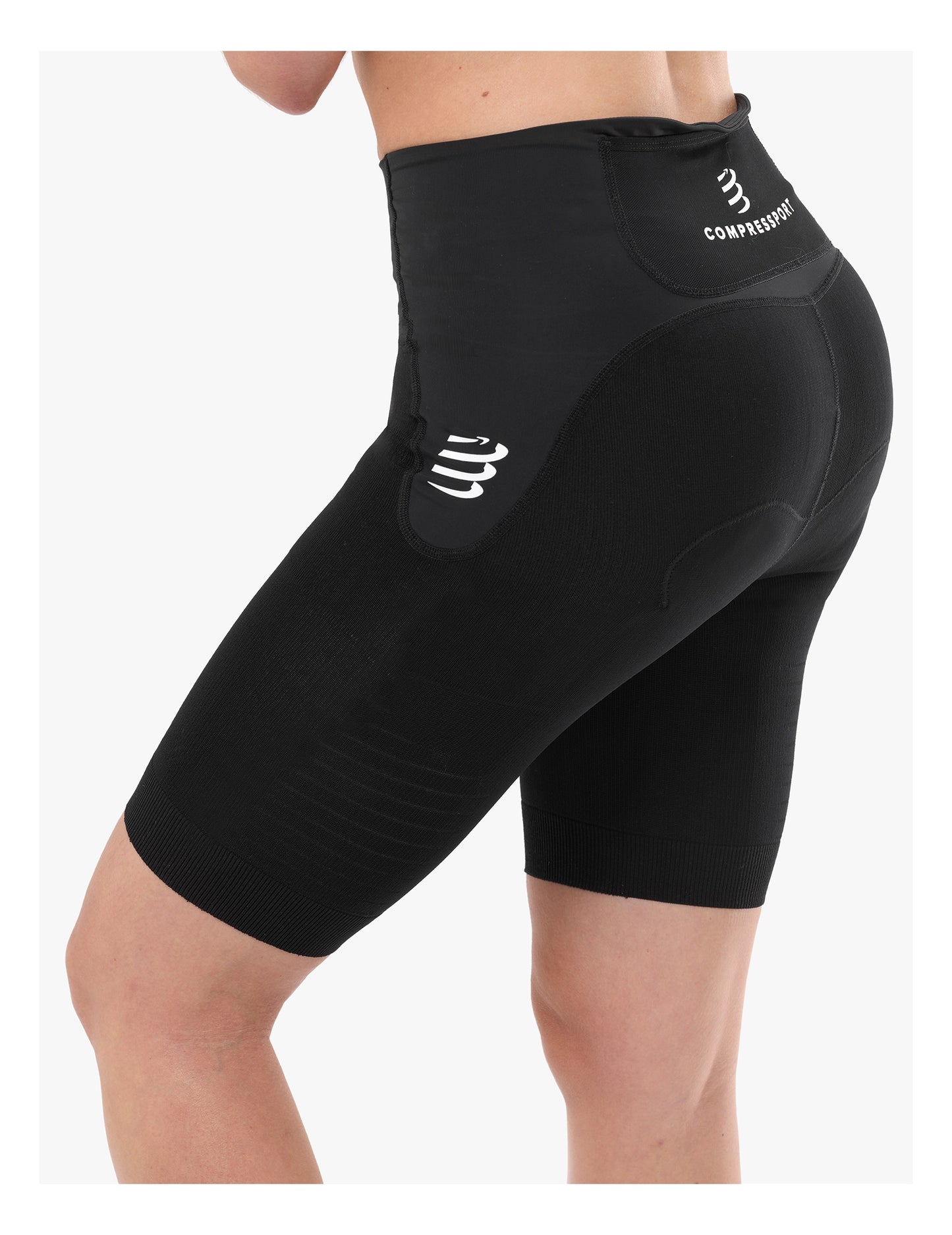Quần Ba Môn Nữ Compressport Tri Under Control Short - Đen (Black)