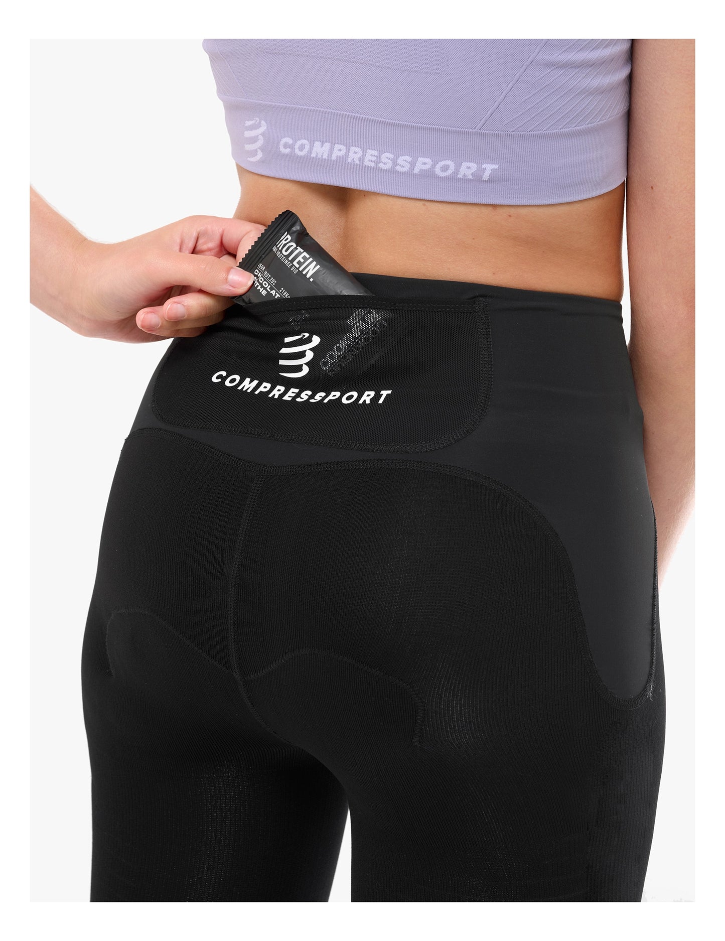 Quần Ba Môn Nữ Compressport Tri Under Control Short - Đen (Black)