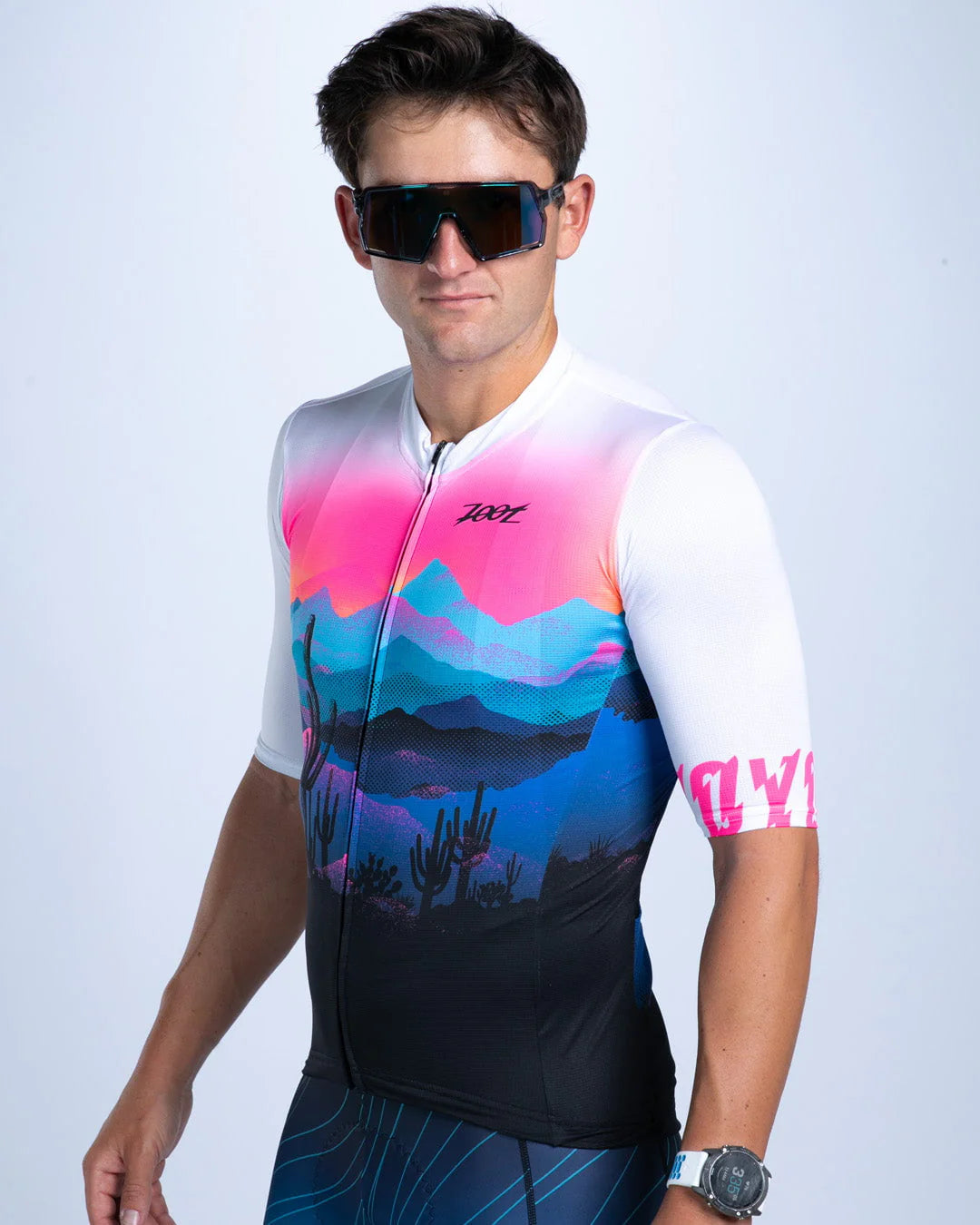 Áo Đạp Xe Nam Zoot Men's Cycle Aero Jersey - Elements