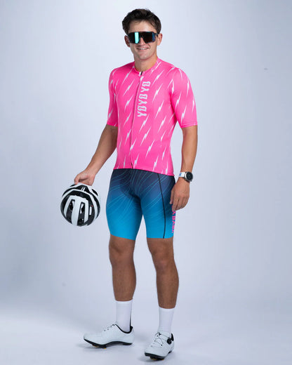 Áo Đạp Xe Nam Zoot Men's Cycle Aero Jersey - Elements Bolts