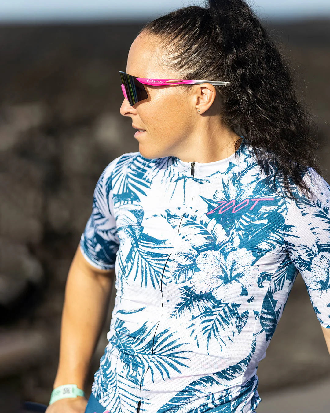 Áo Đạp Xe Nữ Zoot Women's Cycle Aero Jersey - Island Original