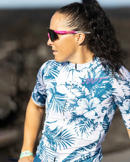 Áo Đạp Xe Nữ Zoot Women's Cycle Aero Jersey - Island Original