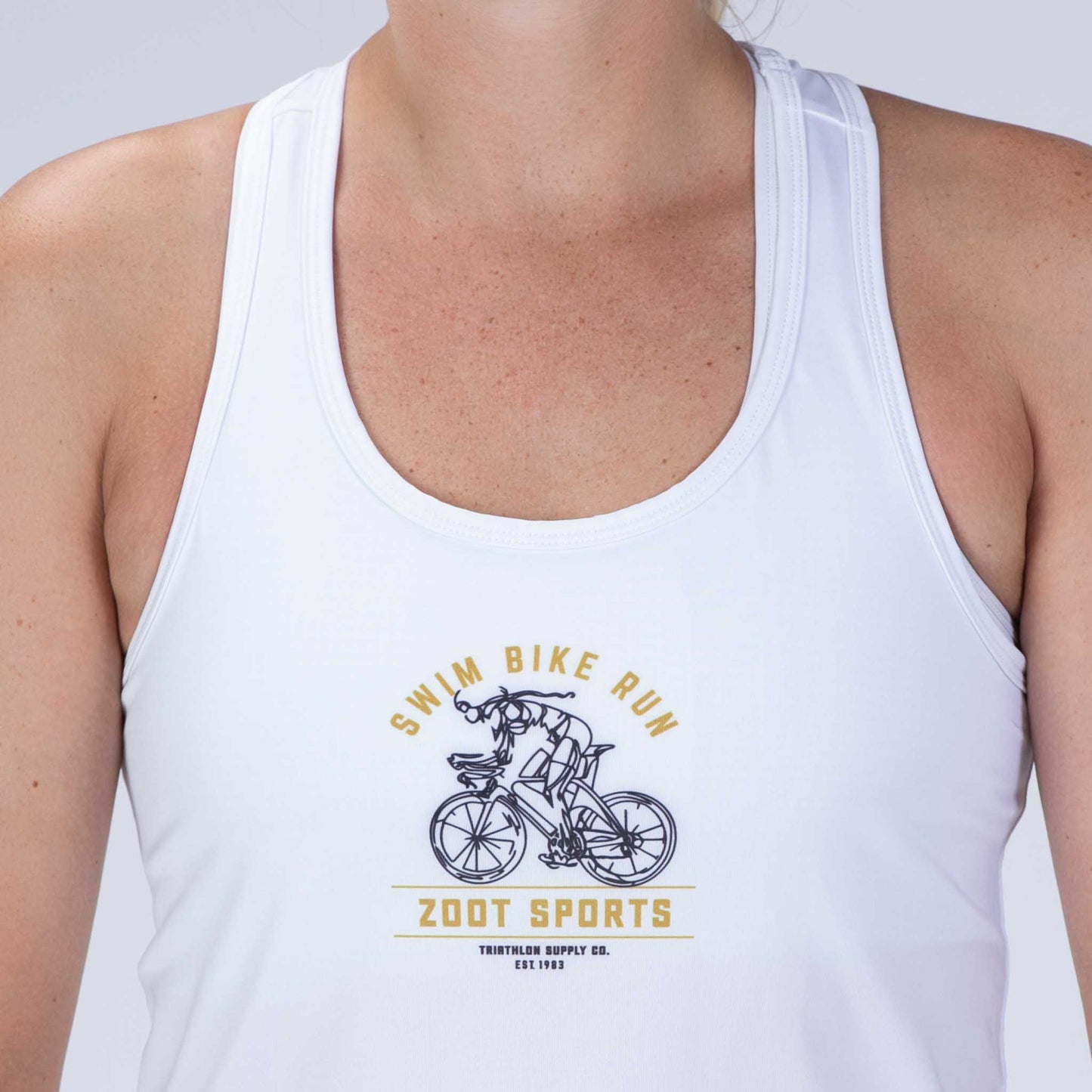 Áo chạy bộ Nữ Zoot LTD Run Singlet - Tri Girl