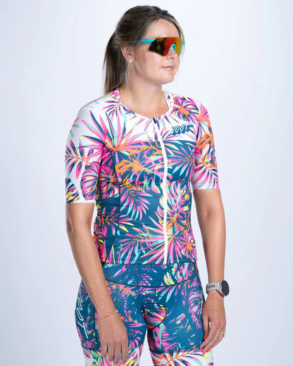 Áo Ba Môn Nữ Zoot Women's Ltd Tri Aero Jersey - Island Orginal