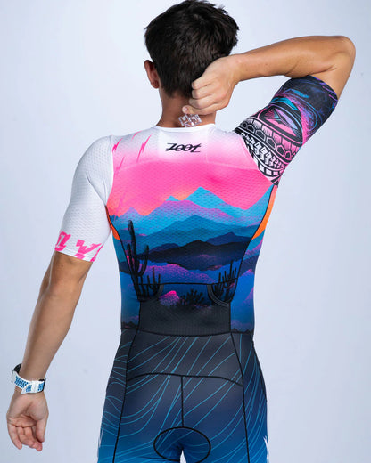 Đồ ba môn Nam Zoot Men's Ltd Tri Aero Fz Racesuit - Elements