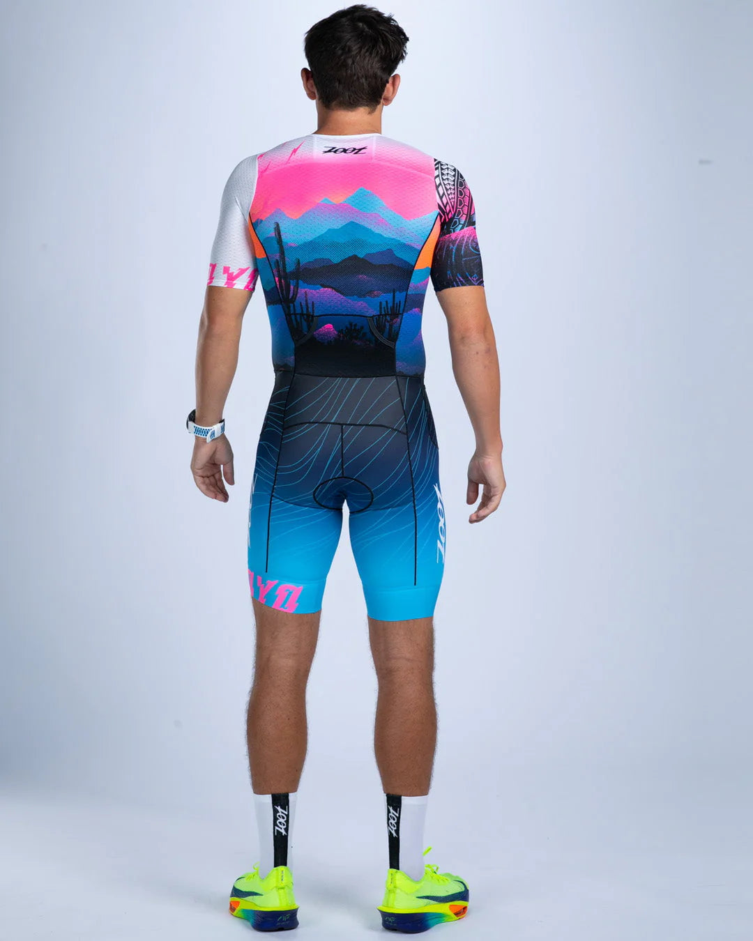 Đồ ba môn Nam Zoot Men's Ltd Tri Aero Fz Racesuit - Elements