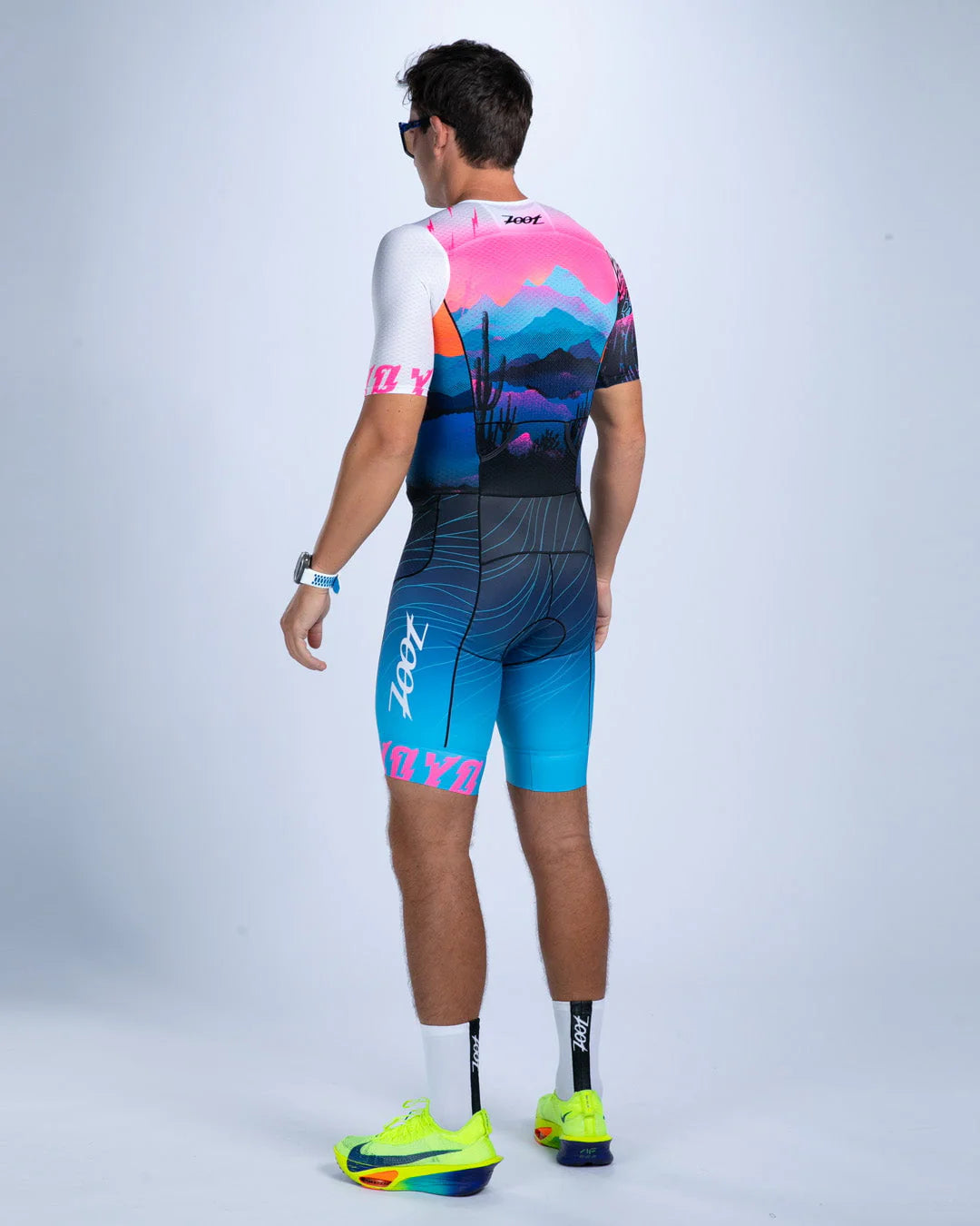 Đồ ba môn Nam Zoot Men's Ltd Tri Aero Fz Racesuit - Elements