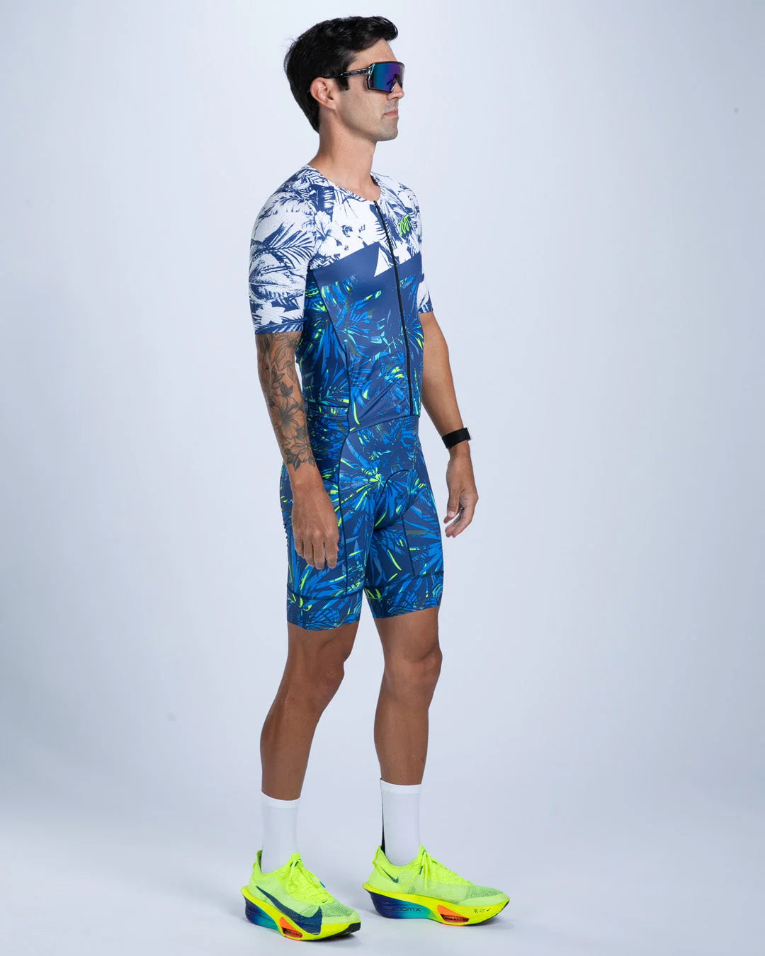 Đồ Ba Môn Nam Zoot Men's Ltd Tri Aero Fz Racesuit - Island Original