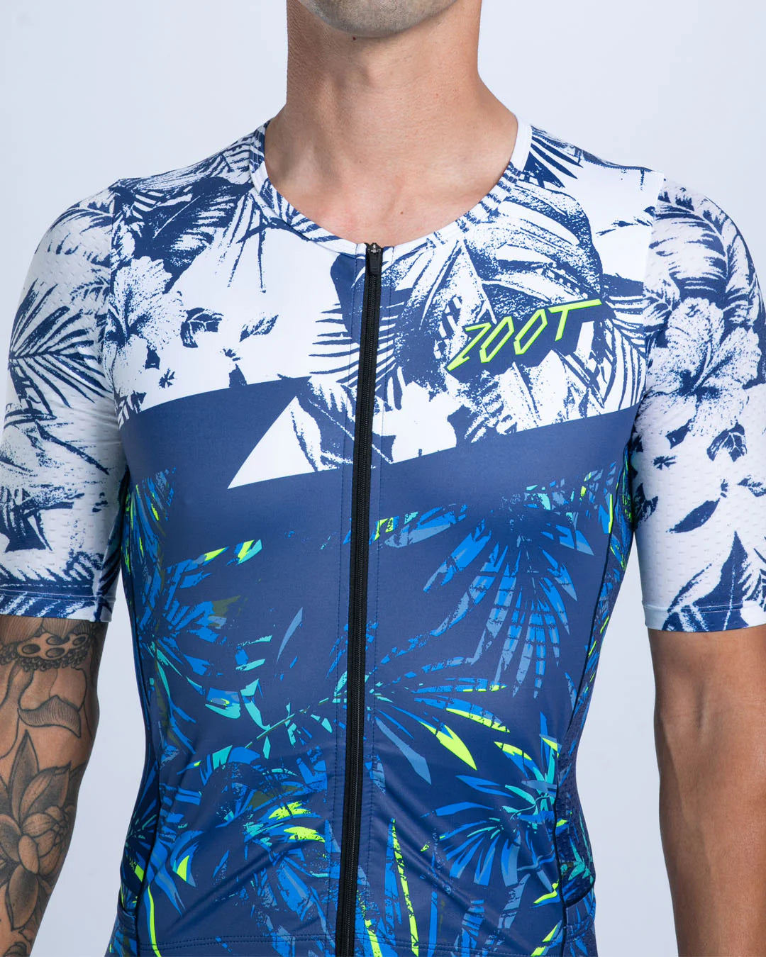 Đồ Ba Môn Nam Zoot Men's Ltd Tri Aero Fz Racesuit - Island Original
