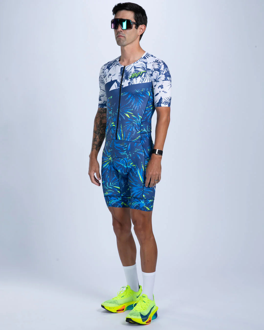 Đồ Ba Môn Nam Zoot Men's Ltd Tri Aero Fz Racesuit - Island Original