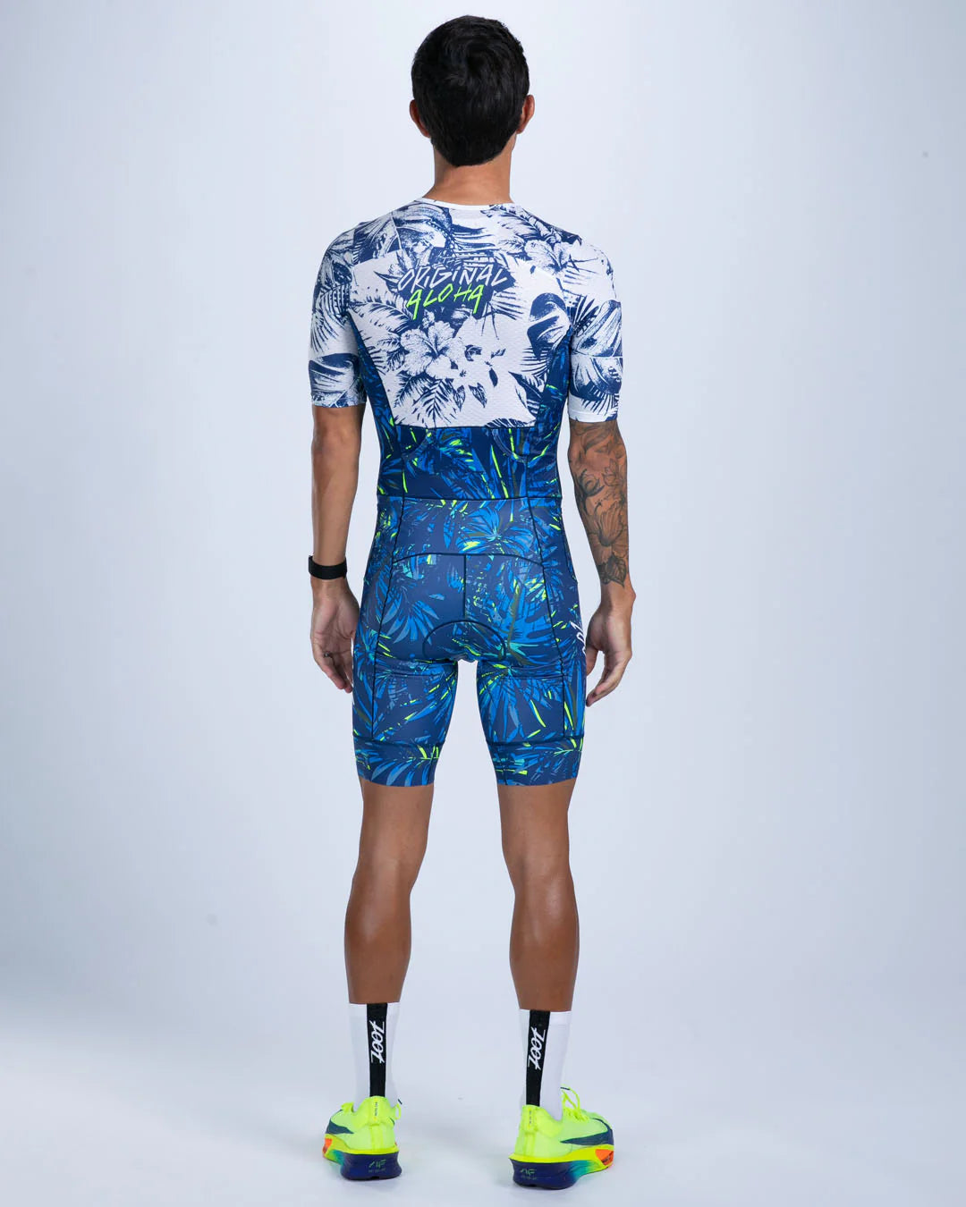 Đồ Ba Môn Nam Zoot Men's Ltd Tri Aero Fz Racesuit - Island Original