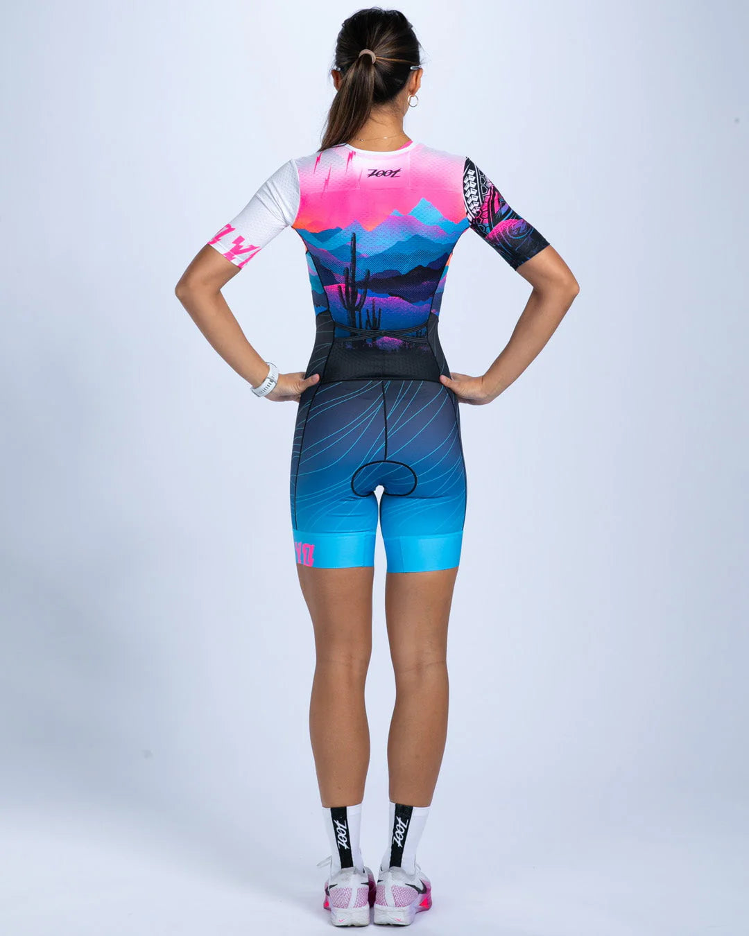 Đồ Ba Môn Nữ Zoot Women's Ltd Tri Aero Fz Racesuit - Elements