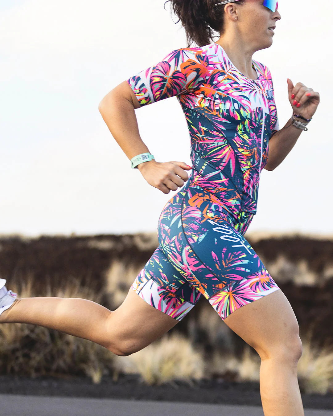 Đồ Ba Môn Nữ Zoot Women's Ltd Tri Aero Fz Racesuit - Island Original